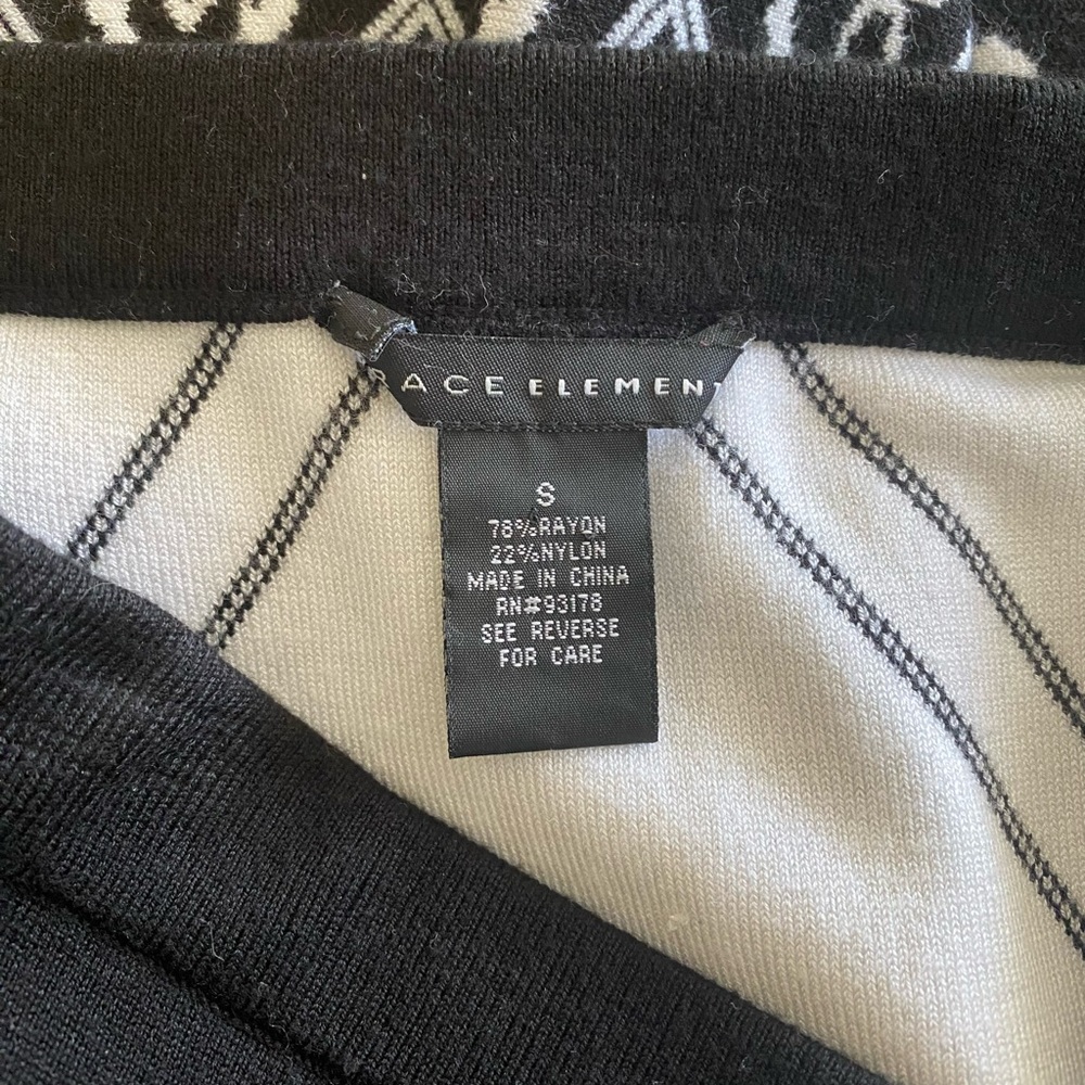 Grace Elements Beautiful Knit Black And White Pul… - image 4
